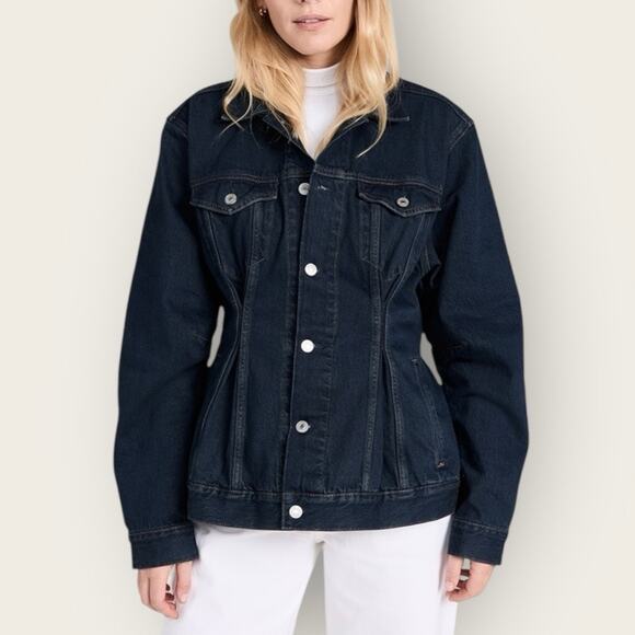 RE/DONEClassic Fitted Denim JacketDark WashSize S